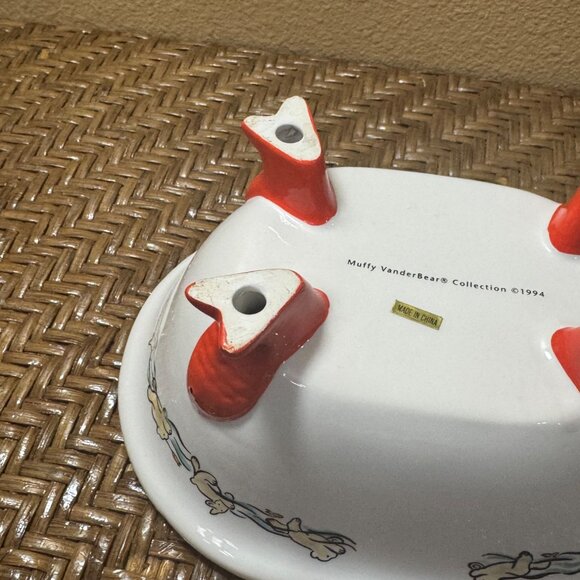 Muffy Vanderbear 1994 Bath Time Collection Porcelain Bath Tub Splish Splash - Picture 9 of 9